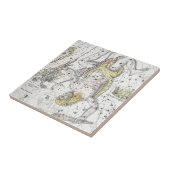 星座のプレートVIIIの地図 タイル (側面)