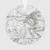 星座のプレートXIVの地図 オーナメント (裏面)