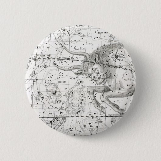 星座のプレートXIVの地図 缶バッジ (正面)