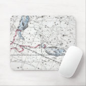 星座のプレートXXIIの地図 マウスパッド (マウス)