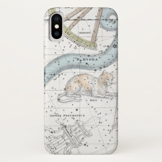 星座のプレートXXVIの地図 Case-Mate iPhoneケース (裏面)