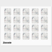 星座の地図プレート22 スクエアシール (シート)