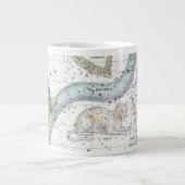 星座の地図プレートATVI ジャンボコーヒーマグカップ (正面)