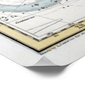 星座の地図プレートATVI ポスター (角)