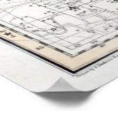 星座の地図プレートXXIII ポスター (角)