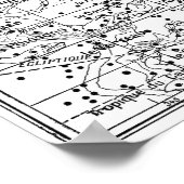 星座の地図 ポスター (角)