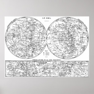 星座の地図 ポスター