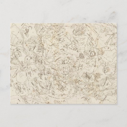 星座の地図 ポストカード (正面)