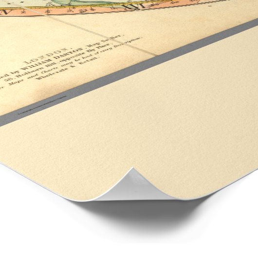 星座の天地図 ポスター (角)