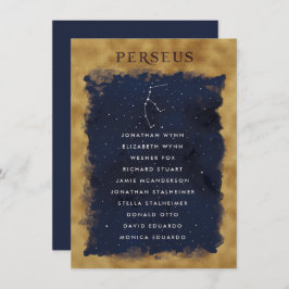 星座の天座図カードPERSEUS