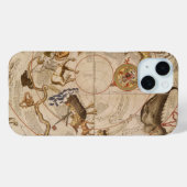 星座の星 南天の空 ヴィンテージ天文学 Case-Mate iPhoneケース (裏面 (横))