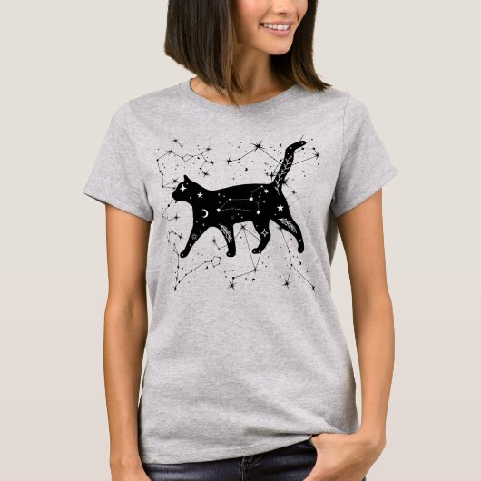 星座の猫Tシャツ Tシャツ (正面)