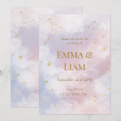 星座の結婚式招待状 | 星座 招待状 (正面/裏面)