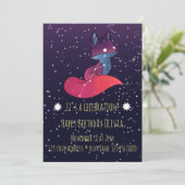 星座キツネ 招待状 (スタンド正面)