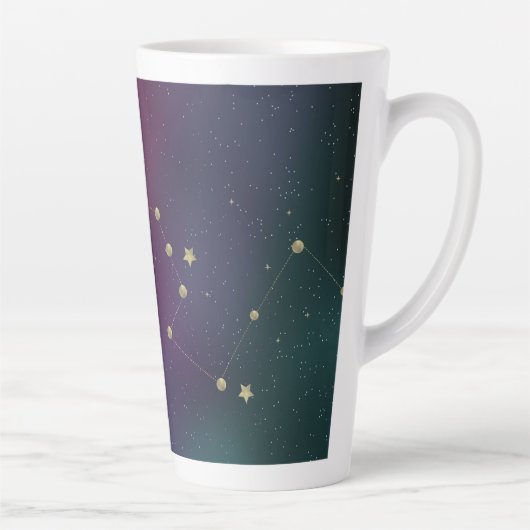 星座グラデーションギャラクシー カフェラテマグ (右)
