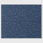 星座スターリースカイ ラッピングペーパー (フラット)