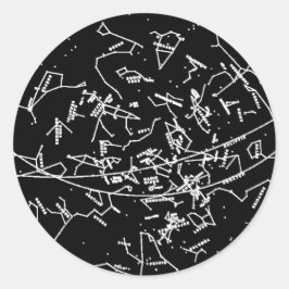 星座ステッカー ラウンドシール