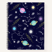 星座パターン ノートブック (正面)