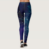 星座マップ 星座 天文学 レギンス (裏面)