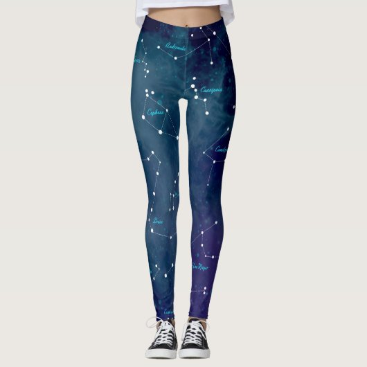 星座マップ 星座 天文学 レギンス (正面)