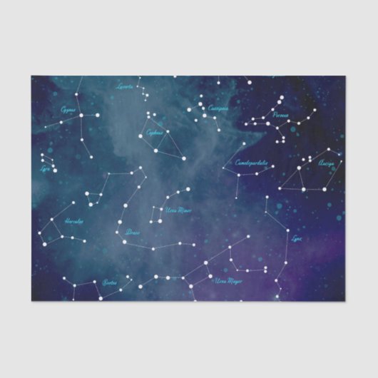 星座マップ 星座 天文学 薄葉紙 (正面)