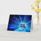 星座ユニバース誕生日グリーティング – 星 カード (黄色い花)