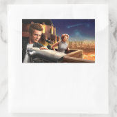 星座人 長方形シール (バッグ)