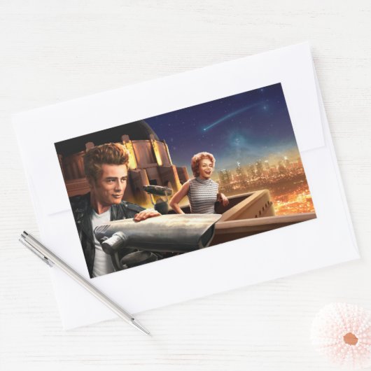 星座人 長方形シール (封筒)