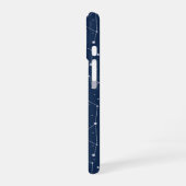 星座入り星空ネイビーブルー iPhone 16ケース (左側面)