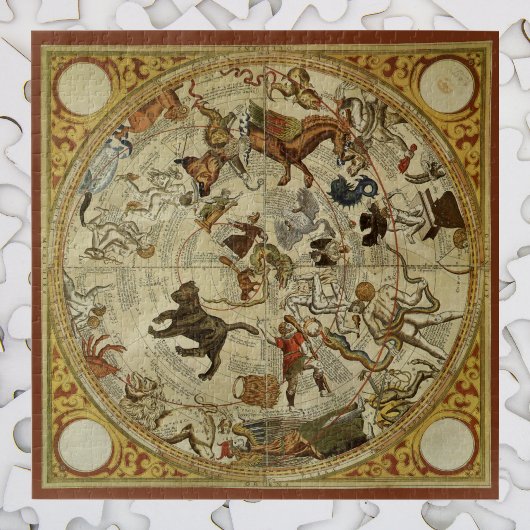 星座北天空ヴィンテージ天文学 ジグソーパズル