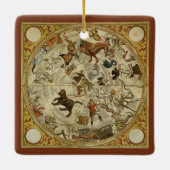 星座北天空ヴィンテージ天文学 セラミックオーナメント (裏面)