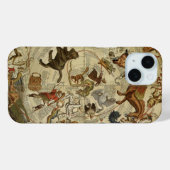 星座北天空ヴィンテージ天文学 Case-Mate iPhoneケース (裏面 (横))