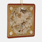 星座南天空ヴィンテージ天文学 セラミックオーナメント (右)