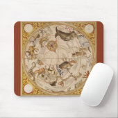 星座南天空ヴィンテージ天文学 マウスパッド (マウス)