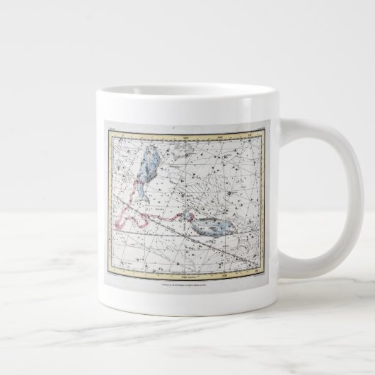 星座地図22プレート ジャンボコーヒーマグカップ (右)