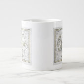 星座地図VIIIプレート ジャンボコーヒーマグカップ (正面)