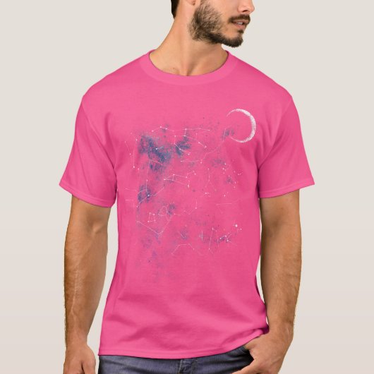 星座天文学の恋人 Tシャツ (正面)