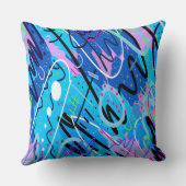 星座抽象芸術アート クッション (裏面)