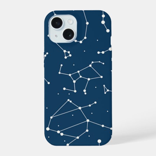 星座柄 iPhone 15ケース (裏面)