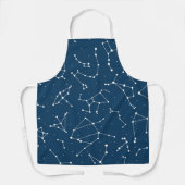 星座模様 エプロン (正面)