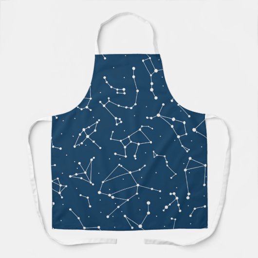 星座模様 エプロン (正面)