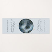 星座水彩月 ヨガマット (正面(横))