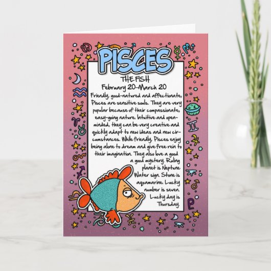 星座 - うお座の豆知識 カード (正面)