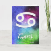 星座：かに座の期間 カード (正面)