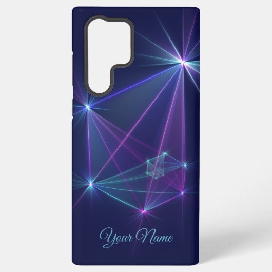 星座、アブストラクト・ファンタジー・フラクタルアート名 SAMSUNG GALAXYケース (裏面)