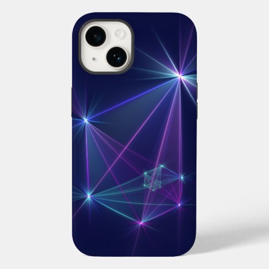 星座、アブストラクト・ファンタジー・フラクタルアート Case-Mate iPhoneケース (裏面)