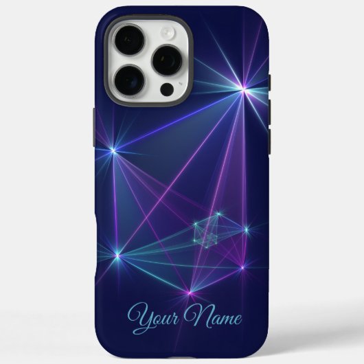 星座、アブストラクト フラクタルアート名 Case-Mate iPhoneケース (裏面)