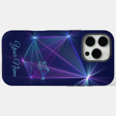 星座、アブストラクト フラクタルアート名 Case-Mate iPhoneケース (裏面 (横))