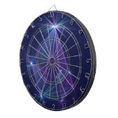 星座、アブストラクト フラクタルアート ダーツボード (正面右)