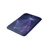 星座、アブストラクト フラクタルアート バスマット (アングル)